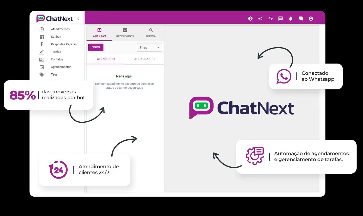 Chat Next — atendimento automatizado