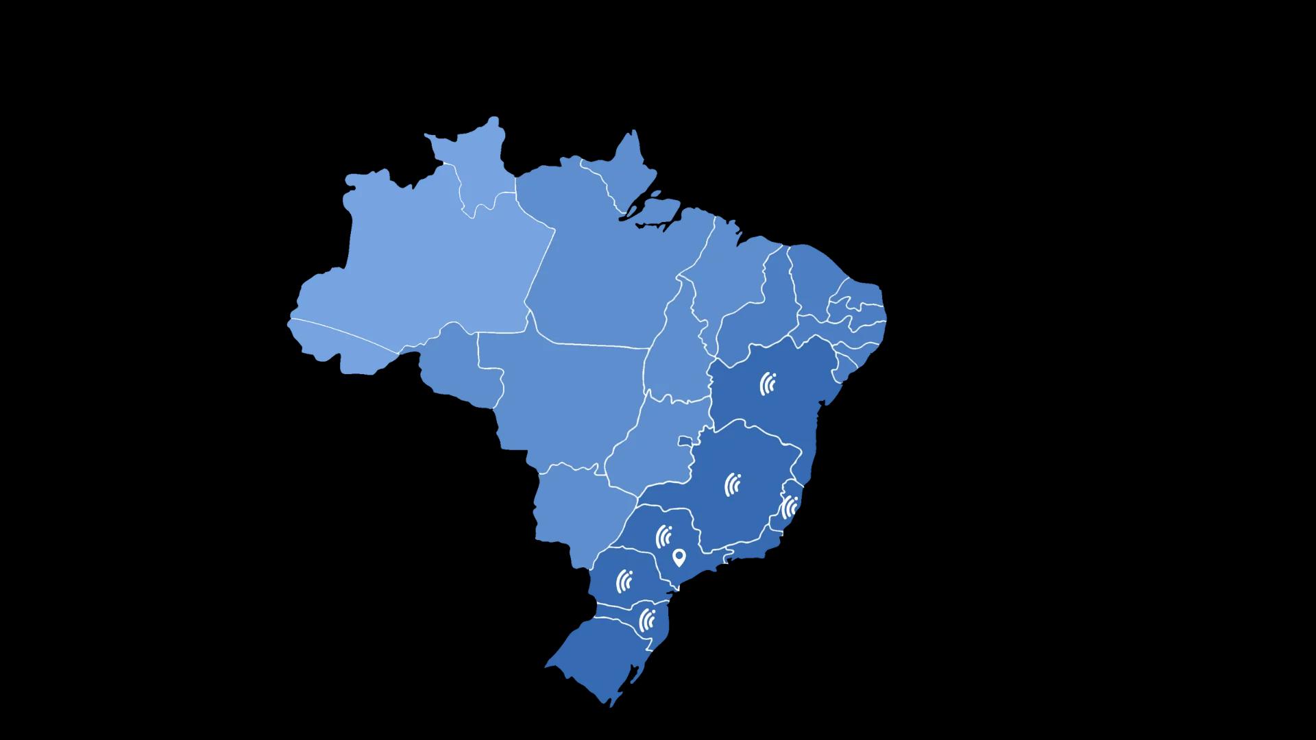 Mapa Brasil ERP