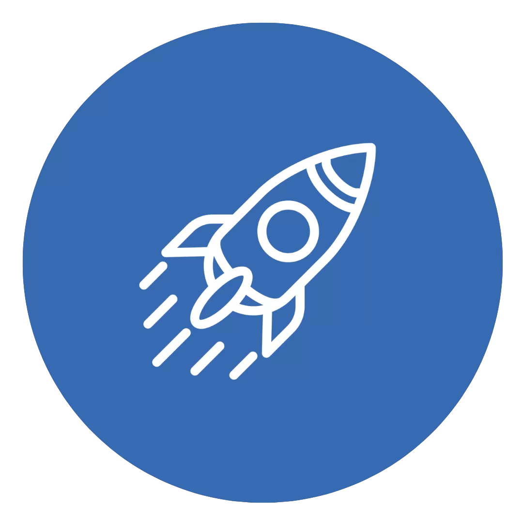 Ícone de aumento de produtividade